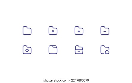 Files and folder Icons Set