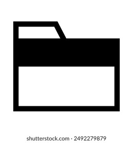 Files and folders. File holder icon