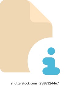 files folders icon flat design file circle info
