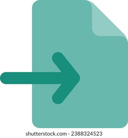 files folders icon flat design file import