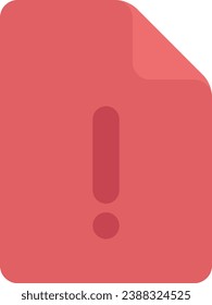 files folders icon flat design file exclamation