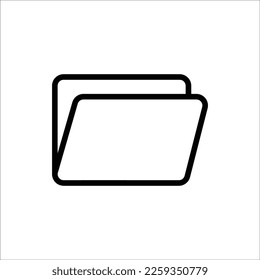 files and folders  icon with isolated vektor and transparent background 