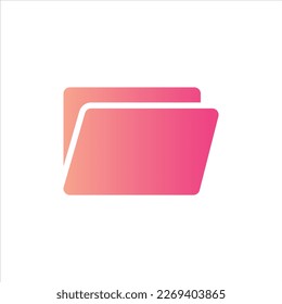 files and folders icon with isolated vektor and transparent background.