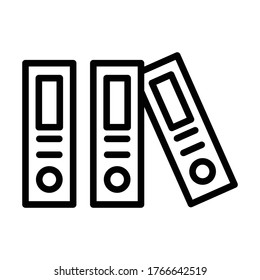 
Files folders  Line Style vector icon which can easily modify or edit

