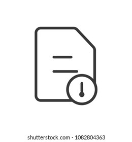 Files and Folders Outline Simple Vector Icon