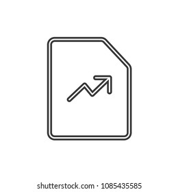 Files and Folders Outline Simple Vector Icon