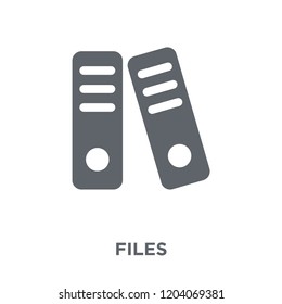 Files icon. Files design concept from  collection. Simple element vector illustration on white background.