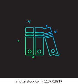 Files icon design vector 