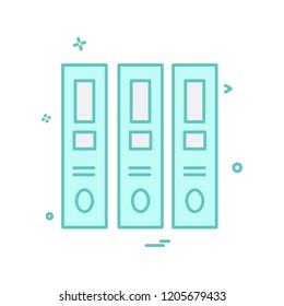Files icon design vector