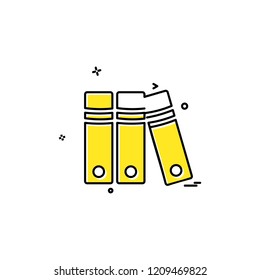 Files icon design vector 