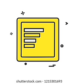 Files icon design vector