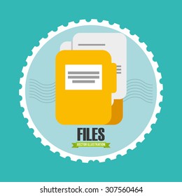 files icon design, vector illustration eps10 graphic 