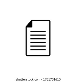 Files icon. Document icon symbol vector illustration
