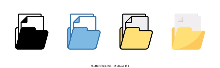 Files Icon Element For Design