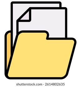 Files Icon Element For Design