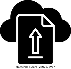 Files Icon Glyph Vector Illustration