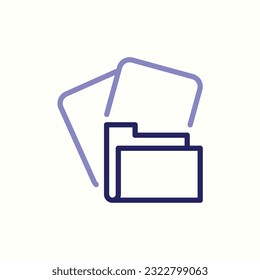 files files icon, isolated icon in light background, perfect for website, blog, logo, graphic design, social media, UI, mobile app