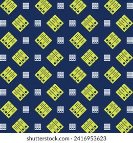 Archivos Icono repetición de fondo de diseño de moda verde patrón colorido ilustración vectorial