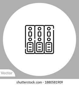 Files icon sign vector,Symbol, logo illustration for web and mobile