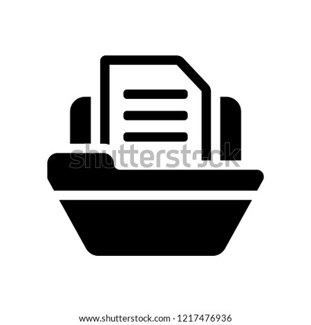Files icon. Trendy Files logo concept on white background from User Interface and Web Navigation collection. Suitable for use on web apps, mobile apps and print media.