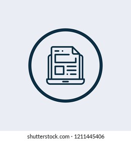 Files icon. Vector illustration