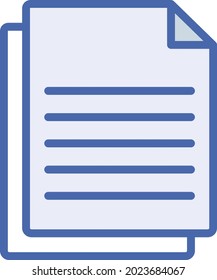 Files Isolated Vector icon which can easily modify or edit

