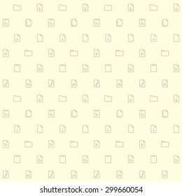 files line icon beige pattern