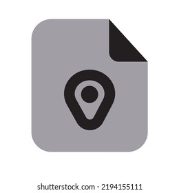 Files Location Icon Two Tone Solid