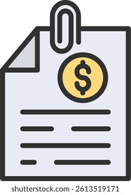 Files Outline Filled Style Icon