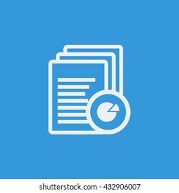 Files Pie Graph Icon