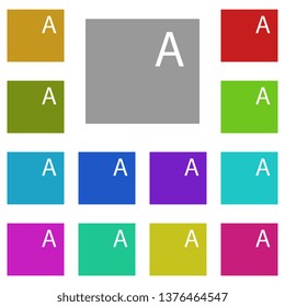 Files, text multi color icon. Simple thin line, outline vector of Text editor icons for UI and UX, website or mobile application