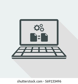 Files transfer settings icon