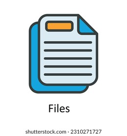 Ficha Diseño del icono de diseño de contorno de vectores de archivos. Símbolo de interfaz de usuario en fondo blanco archivo EPS 10