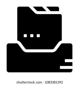 files vector glyphs icon