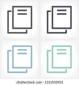 Files  vector icon