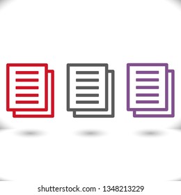 Files  vector icon