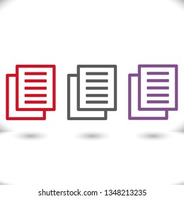 Files  vector icon