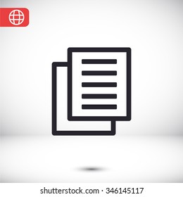 files vector icon 