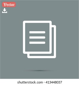 files vector icon 