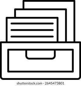 Files vector icon. Can be used for printing, mobile and web applications.