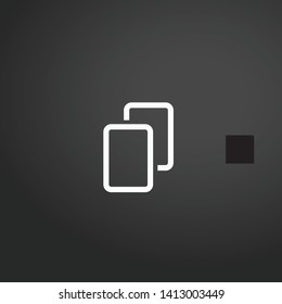 Files vector icon. Files concept stroke symbol design. Thin graphic elements vector illustration, outline pattern for your web site design, logo, UI. EPS 10.