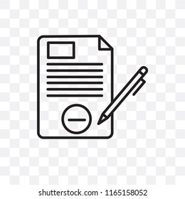 Files vector icon isolated on transparent background, Files logo concept