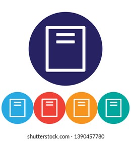 Files  vector icon , lorem ipsum Flat design