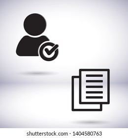Files  vector icon , lorem ipsum Flat design