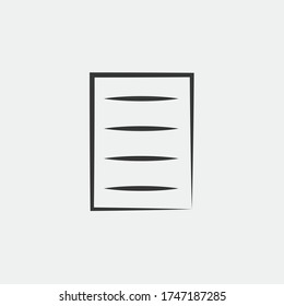 files vector icon pages document