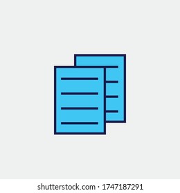 files vector icon pages document