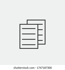 documento de iconos de vectores de archivos