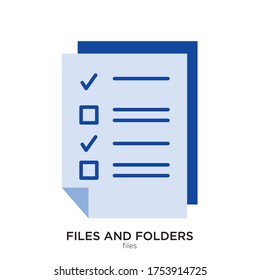 Files vector illustration flat design