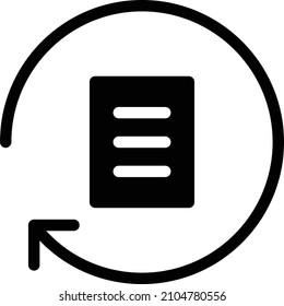 Files Vector illustration on a transparent background.Premium quality symmbols.Glyphs vector icon for concept and graphic design.