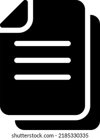 files Vector illustration on a transparent background. Premium quality symmbols. Glyphs vector icons for concept and graphic design.